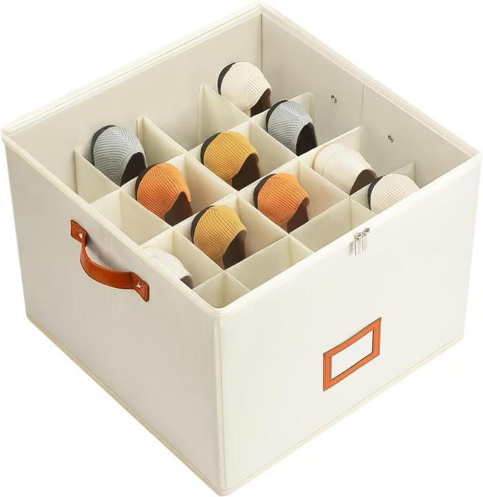 Organisateur de Chaussures en Tissu Pliable.