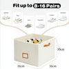 Organisateur de Chaussures en Tissu Pliable.