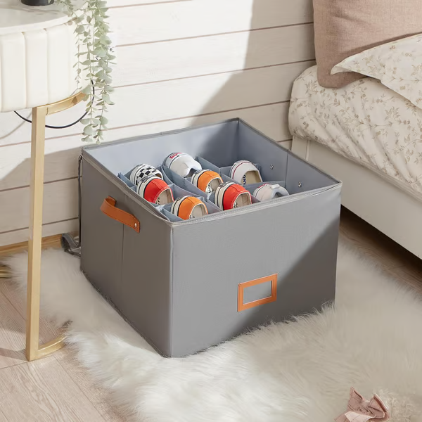 Organisateur de Chaussures en Tissu Pliable.