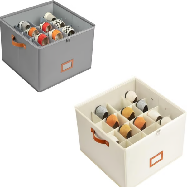 Organisateur de Chaussures en Tissu Pliable.